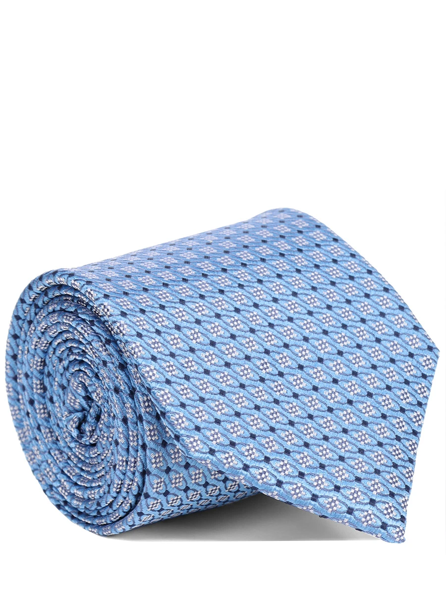 

Галстук шелковый, Голубой, HJ04037/18/2