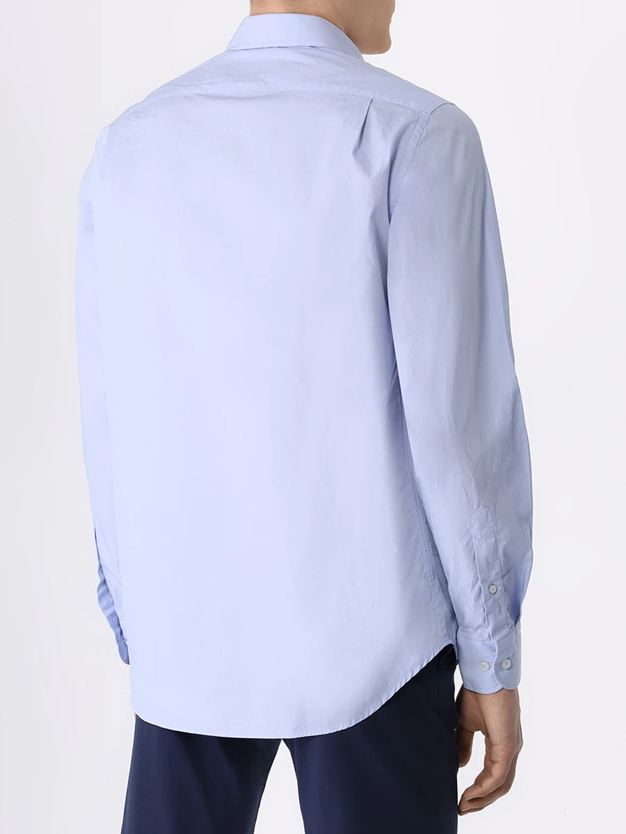 Рубашка Regular Fit хлопковая PAUL & SHARK C0P3031/477, размер 52, цвет голубой C0P3031/477 - фото 3