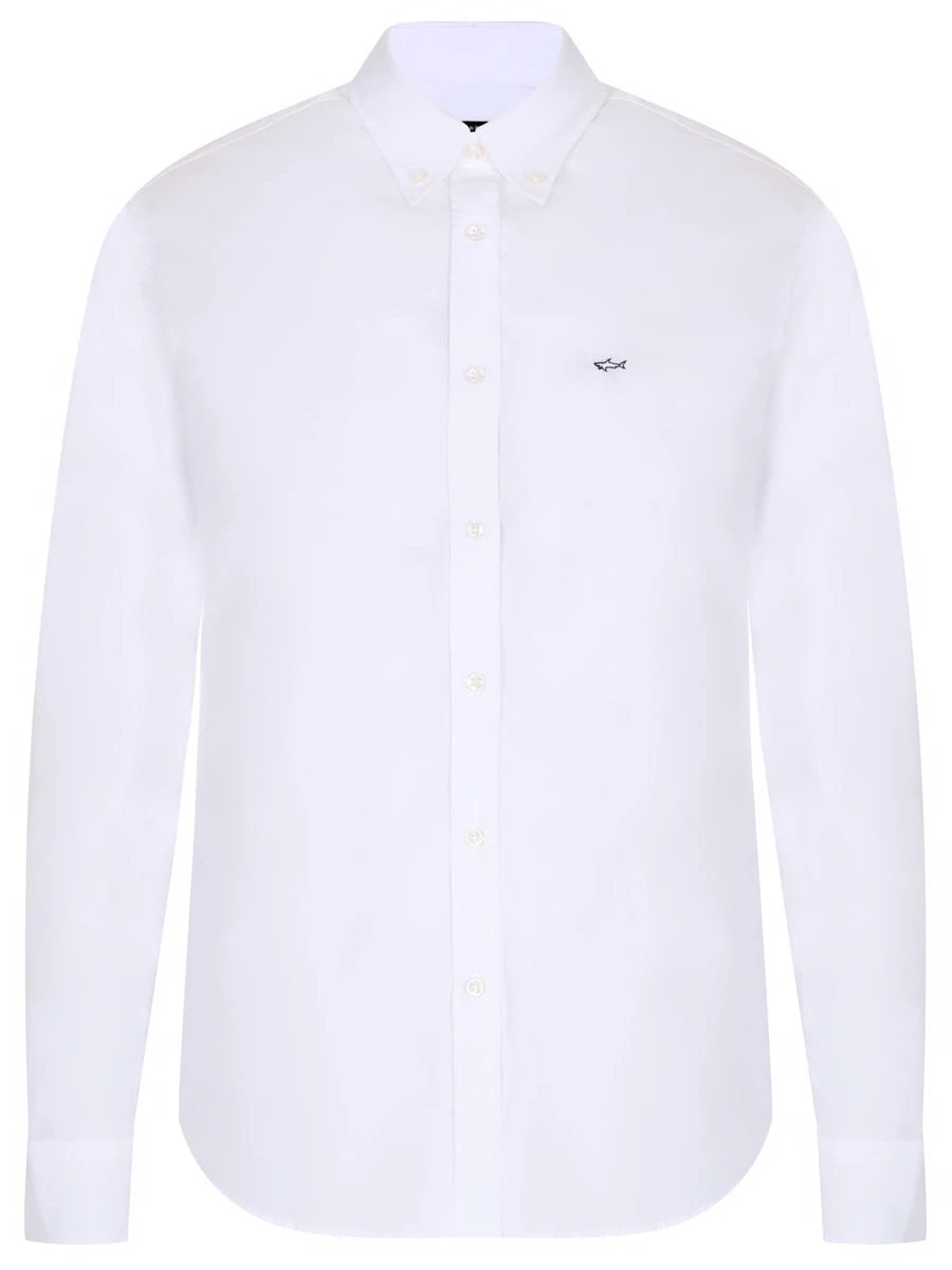 Рубашка Regular Fit хлопковая PAUL & SHARK C0P3031/010, размер 58, цвет белый C0P3031/010 - фото 1