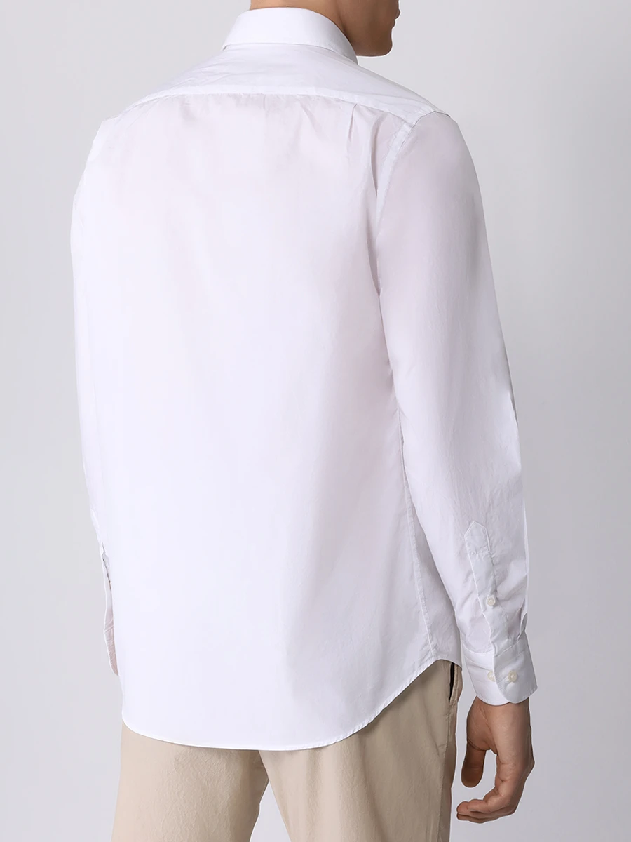 Рубашка Regular Fit хлопковая PAUL & SHARK C0P3031/010, размер 58, цвет белый C0P3031/010 - фото 3