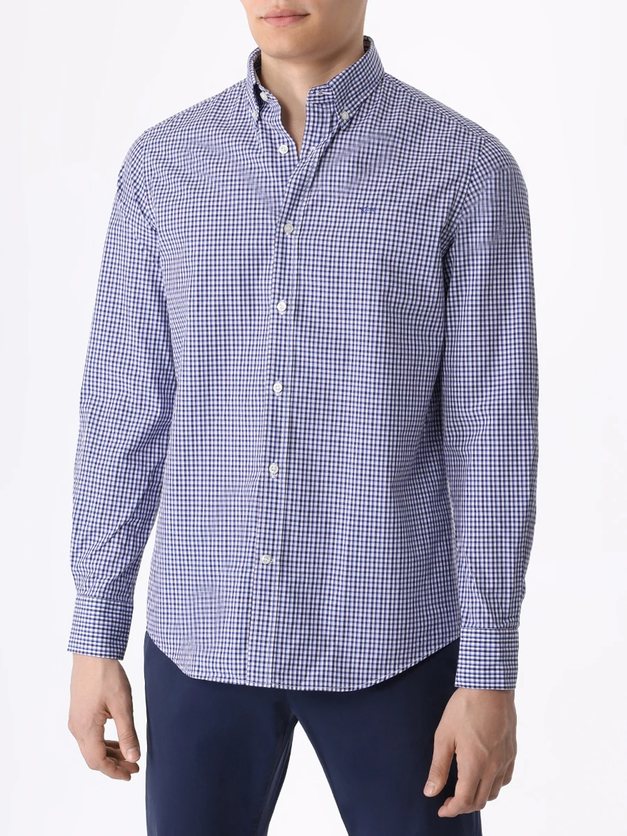 Рубашка Regular Fit хлопковая PAUL & SHARK C0P3037/001, размер 50, цвет белый C0P3037/001 - фото 4