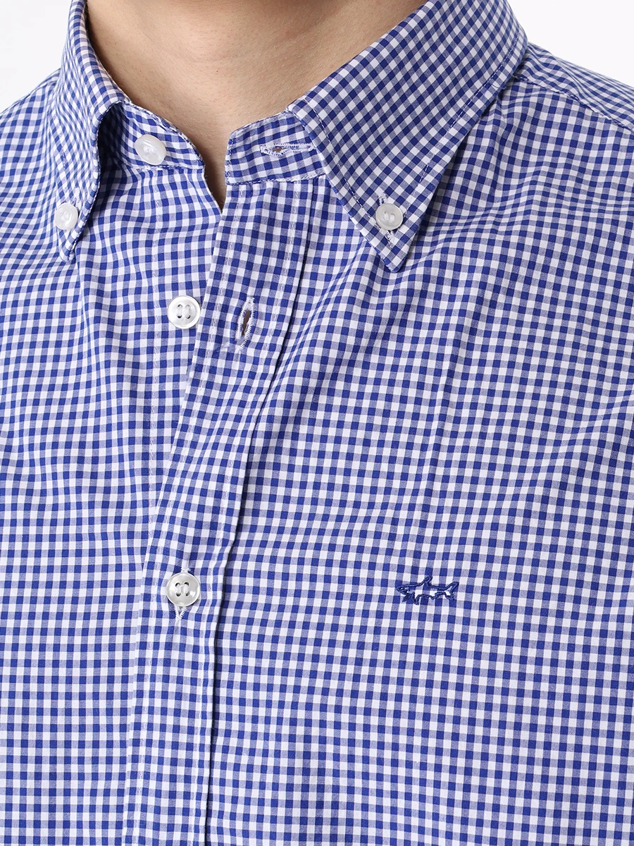 Рубашка Regular Fit хлопковая PAUL & SHARK C0P3034/443, размер 58, цвет белый C0P3034/443 - фото 5