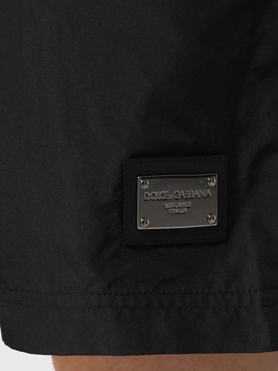 Шорты плавательные DOLCE & GABBANA M4E45T ONO06 N0000 Черный  Фото 4