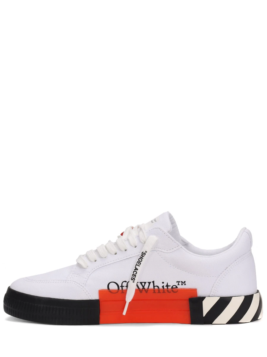 Кеды текстильные OFF-WHITE OMIA085C99FAB006 0110 Белый  Фото 3