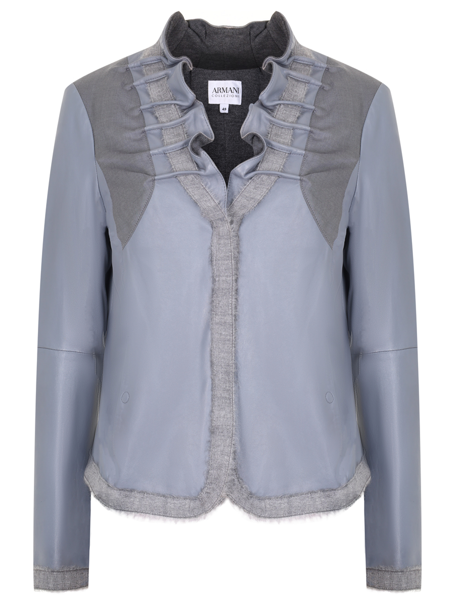 Куртка кожаная ARMANI COLLEZIONI