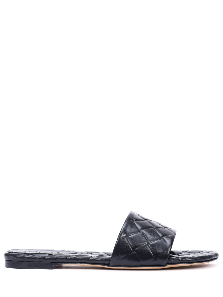 Шлепанцы кожаные BOTTEGA VENETA 778163 V3RS0 1000 Черный 