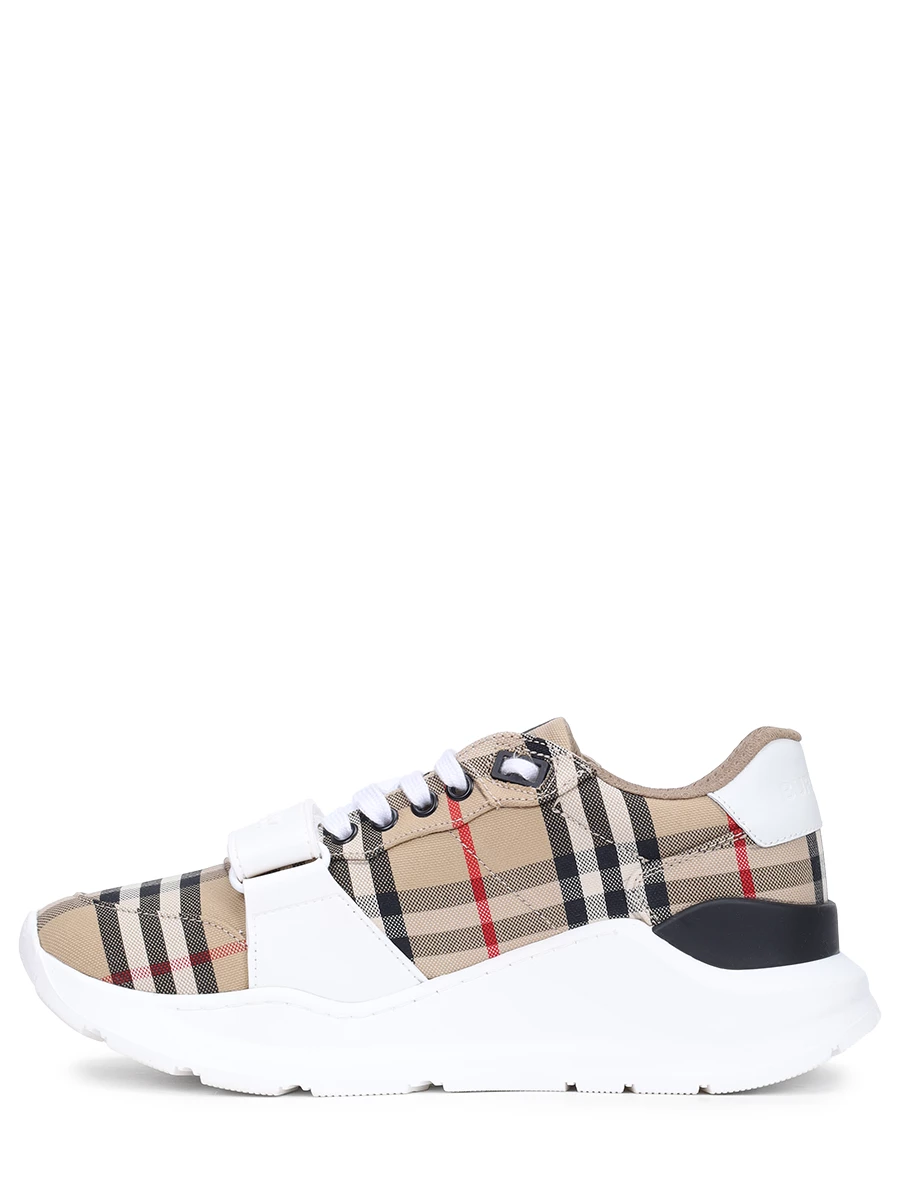 Кроссовки текстильные BURBERRY 8050509 A7028 Бежевый  Фото 3