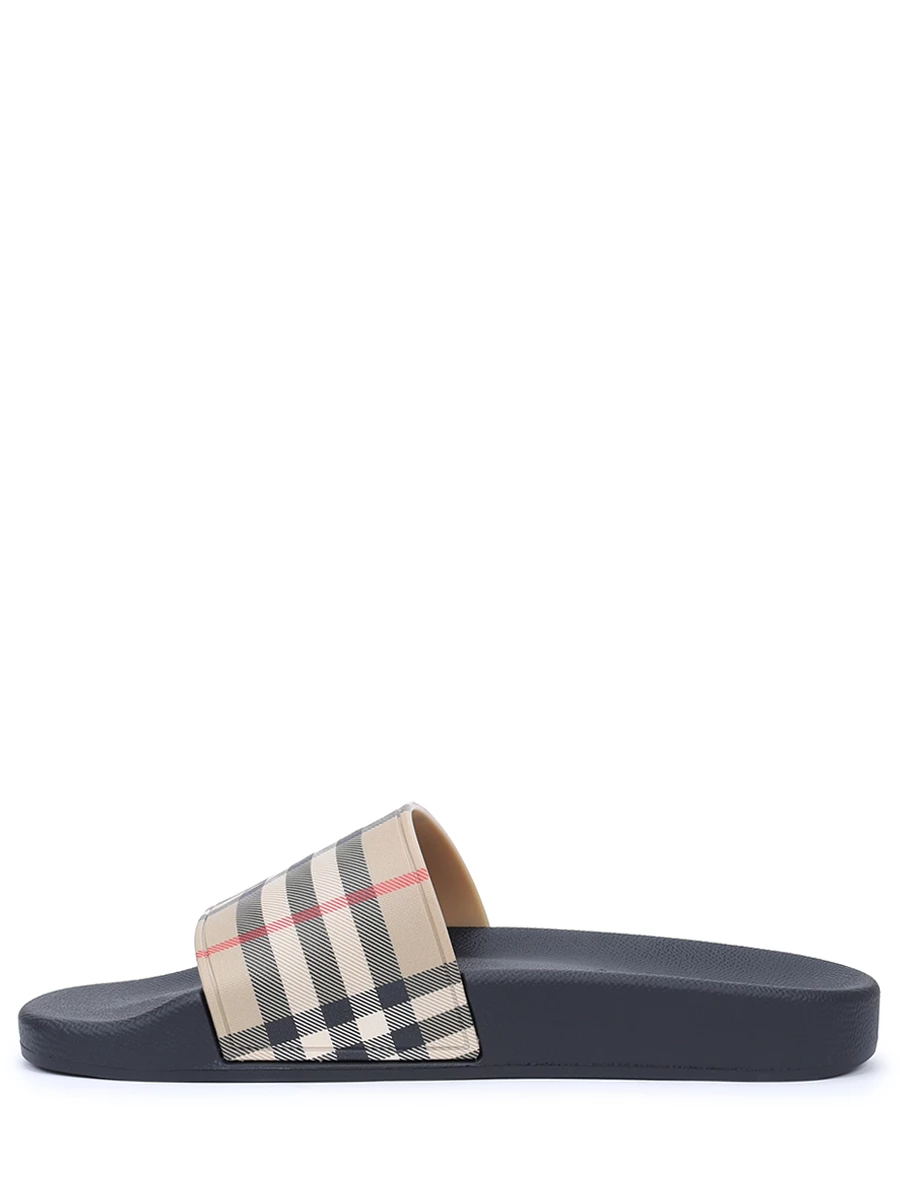 Шлепанцы резиновые BURBERRY 8057037 A7028 Бежевый  Фото 3