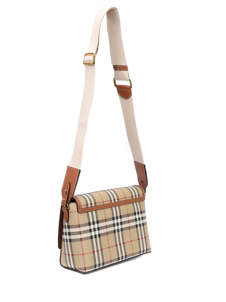 Сумка из экокожи BURBERRY 8066226 A9534 Бежевый  Фото 3