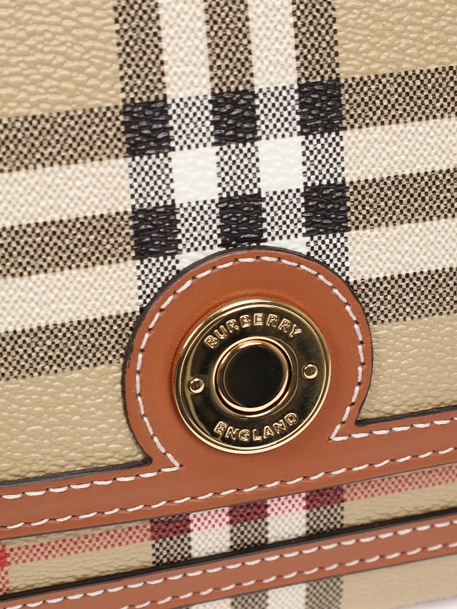 Сумка из экокожи BURBERRY 8066226 A9534 Бежевый  Фото 5