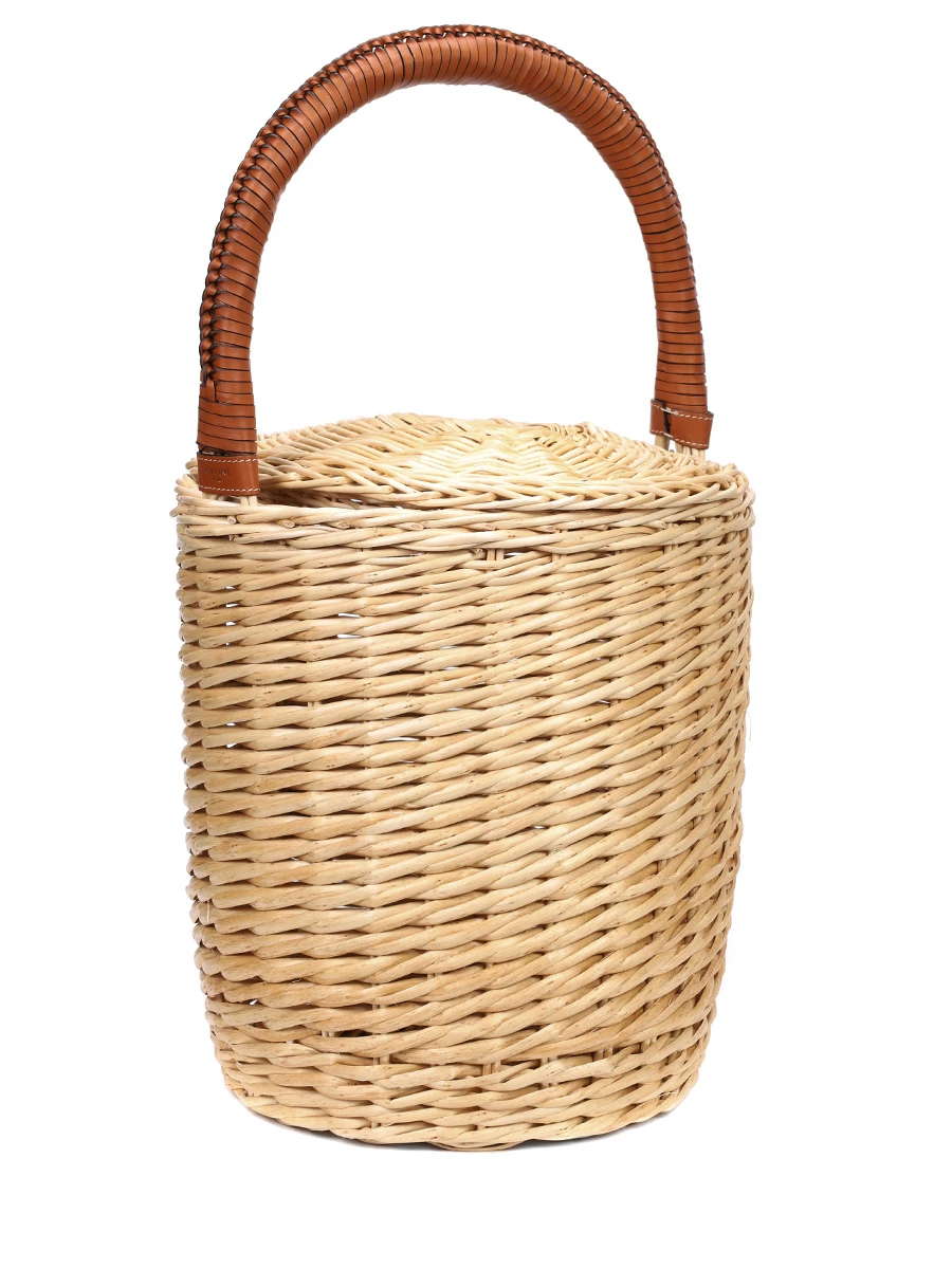 Сумка соломенная CELINE 190042FDA 04LU Бежевый  Фото 3