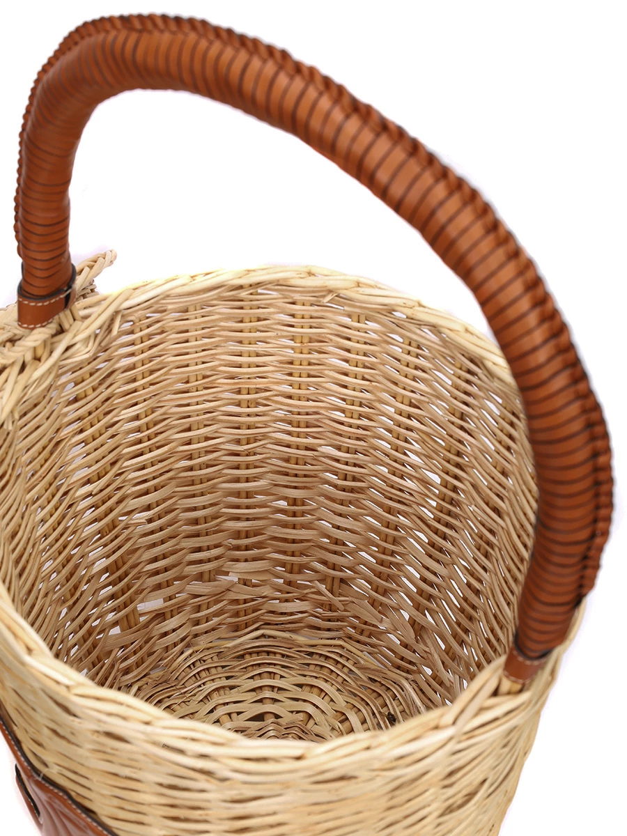 Сумка соломенная CELINE 190042FDA 04LU Бежевый  Фото 4