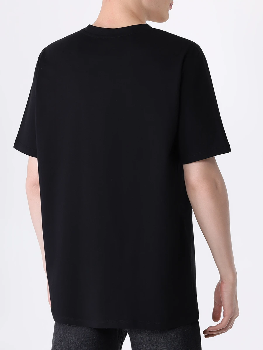 Футболка хлопковая BALMAIN CH1EG010BC22/EBP Черный  Фото 3
