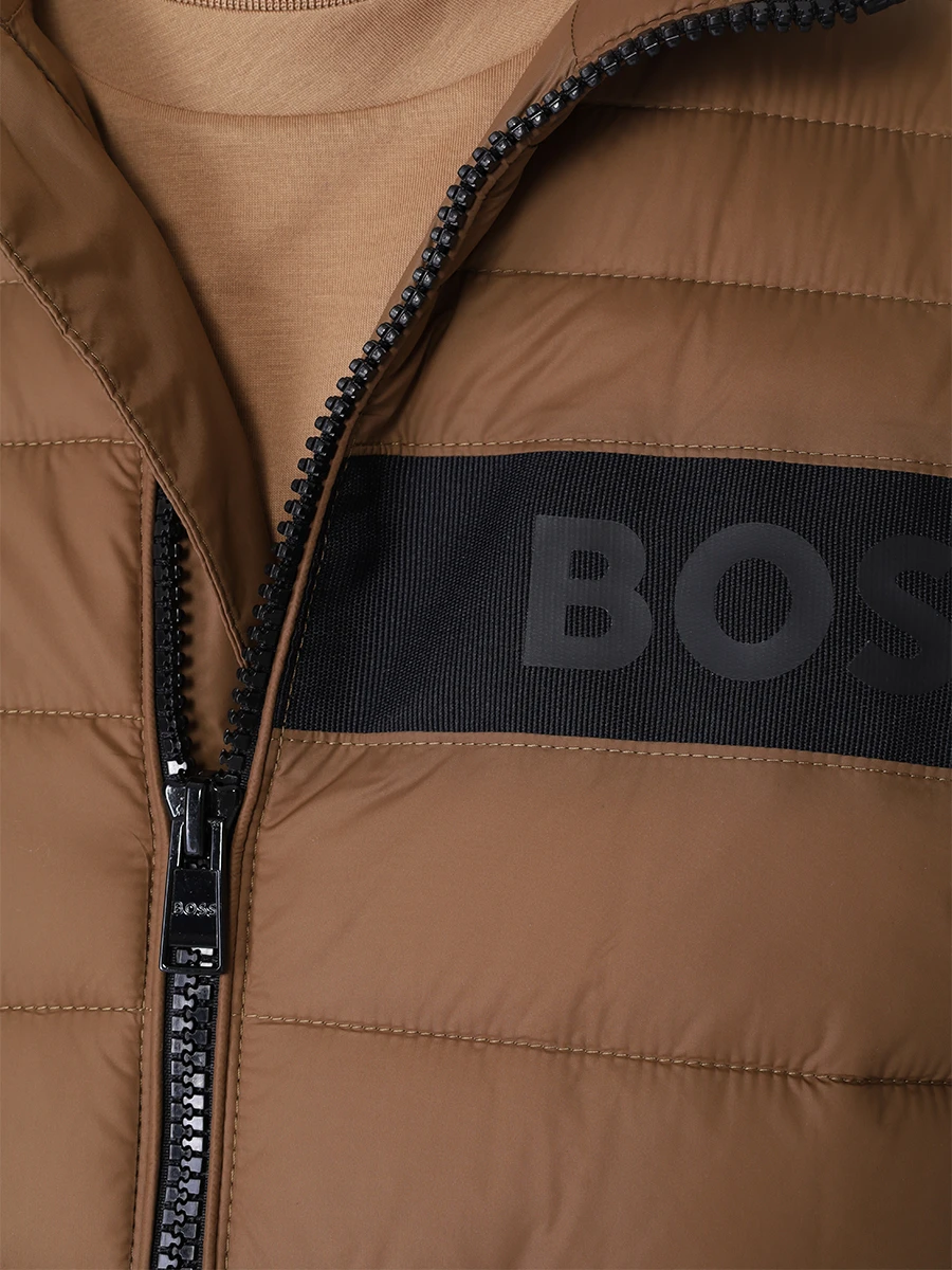 Куртка стеганая BOSS 50464308/249 Коричневый  Фото 5