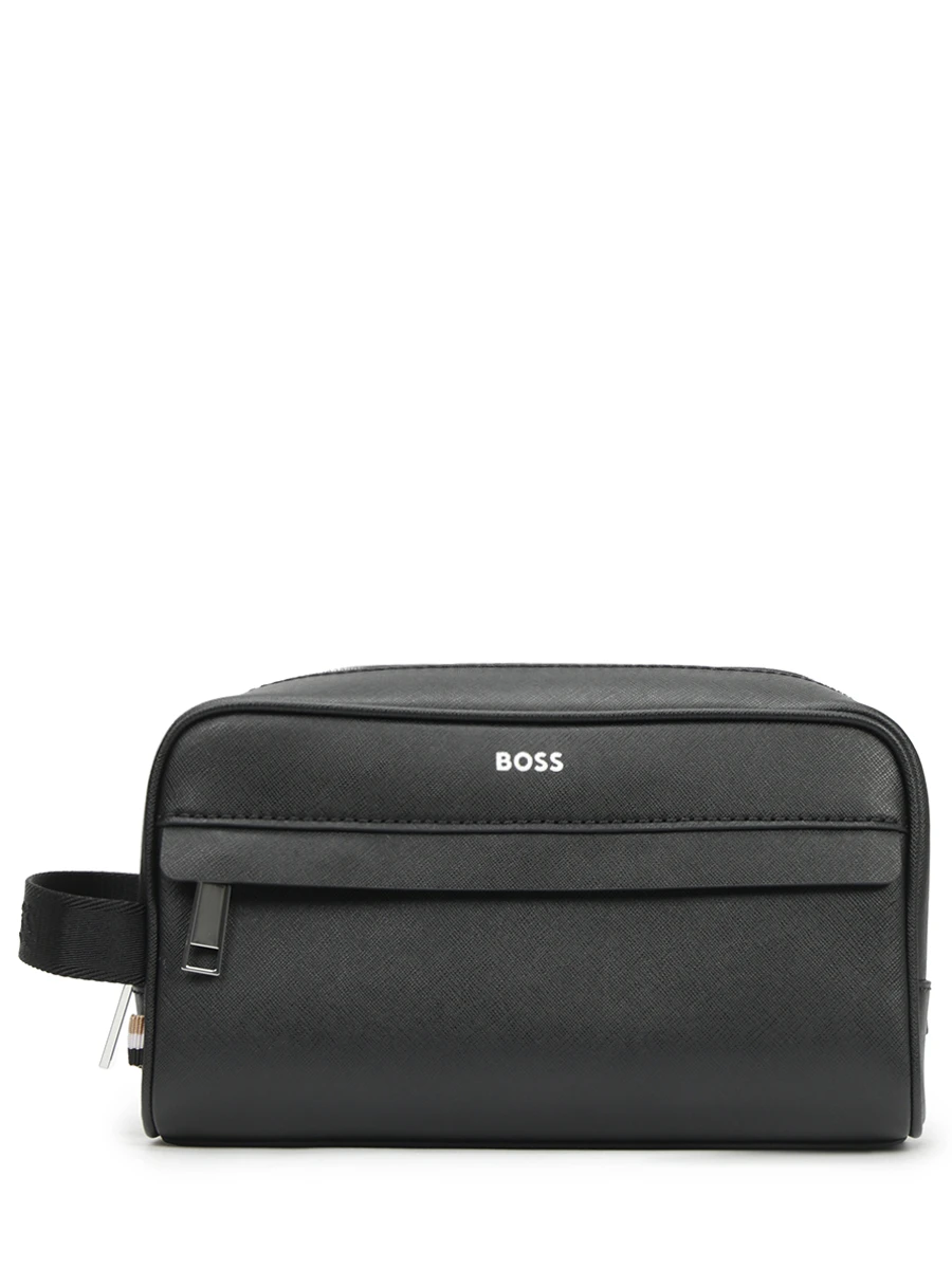 Несессер кожаный BOSS 50512026/001, размер Один размер, цвет черный 50512026/001 - фото 1