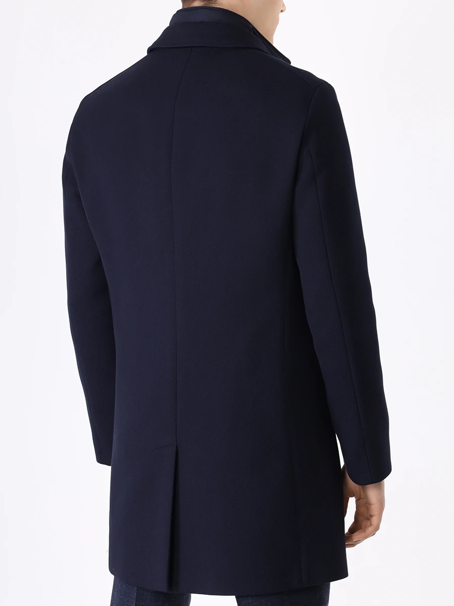 Пальто Slim Fit хлопковое BOSS 50511975/404 Синий  Фото 3