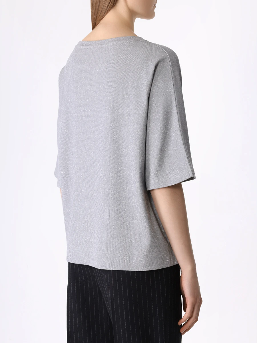 Блуза из вискозы WINDSOR DT302 10017024 048, размер 42, цвет серый - фото 3