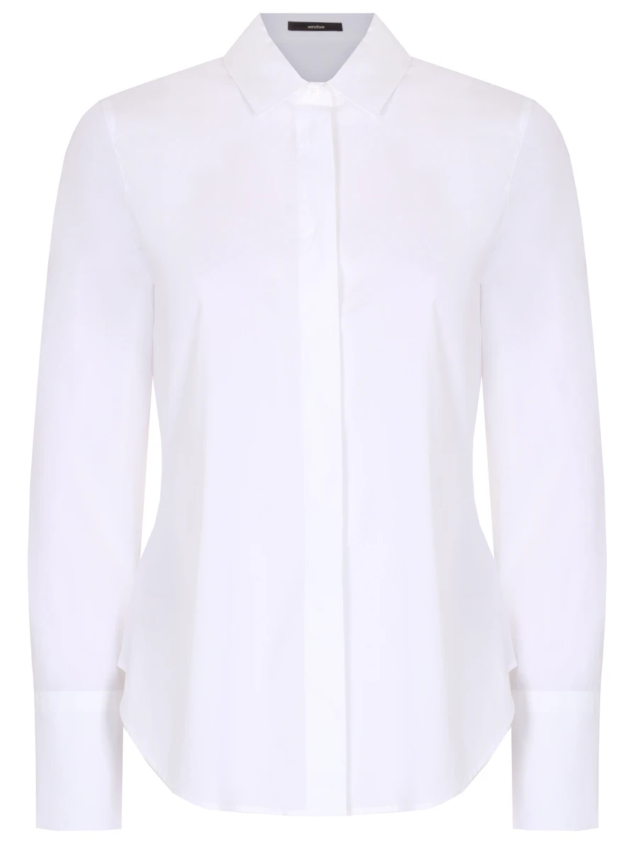 Рубашка хлопковая WINDSOR DB904HX 10014744 100, размер 40, цвет белый - фото 1