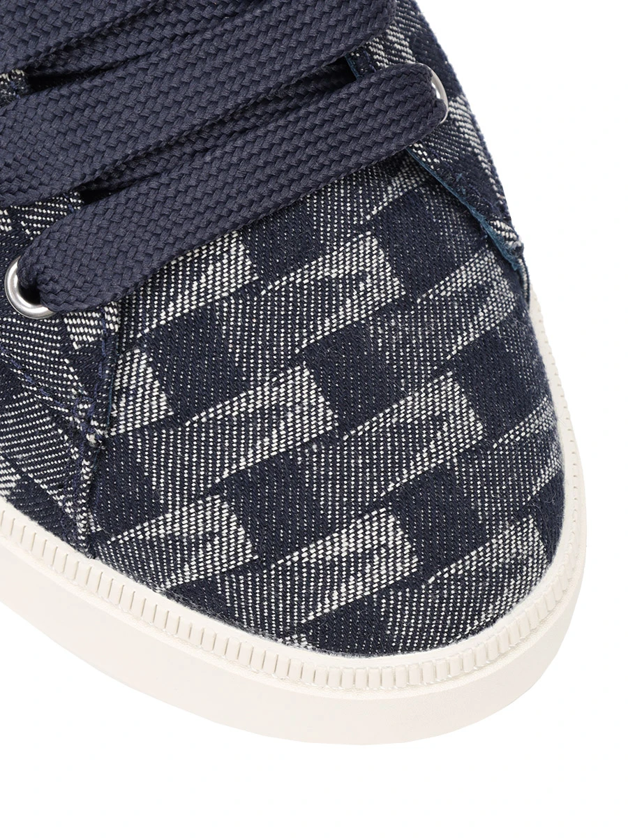 Кеды текстильные BALLY MSK09G CO002 I506 E/RYVER-DNM Серый  Фото 5