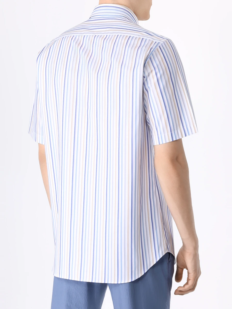 Рубашка Regular Fit хлопковая PAUL & SHARK 24413400/V69, размер 60, цвет белый 24413400/V69 - фото 3