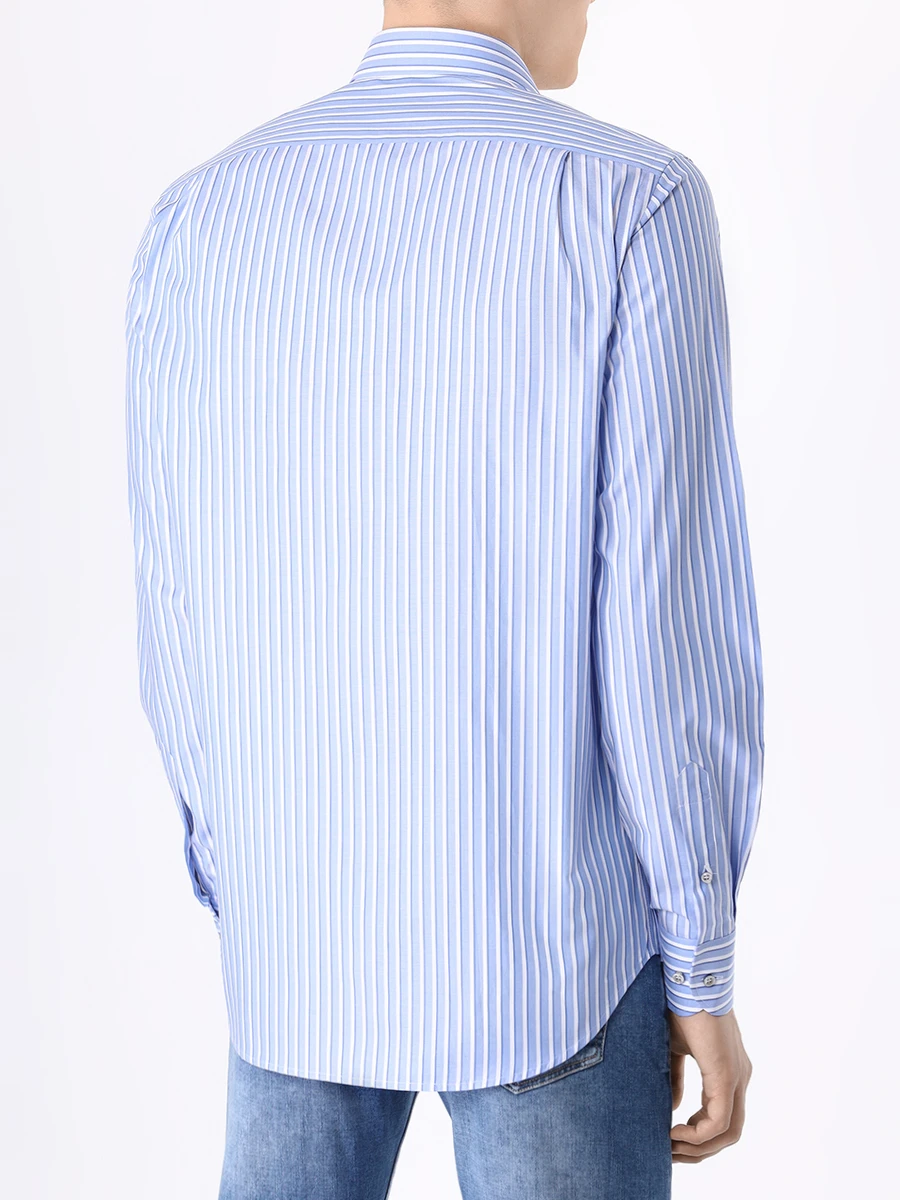 Рубашка Regular Fit хлопковая PAUL & SHARK 24413124CF/V85, размер 52, цвет белый 24413124CF/V85 - фото 3