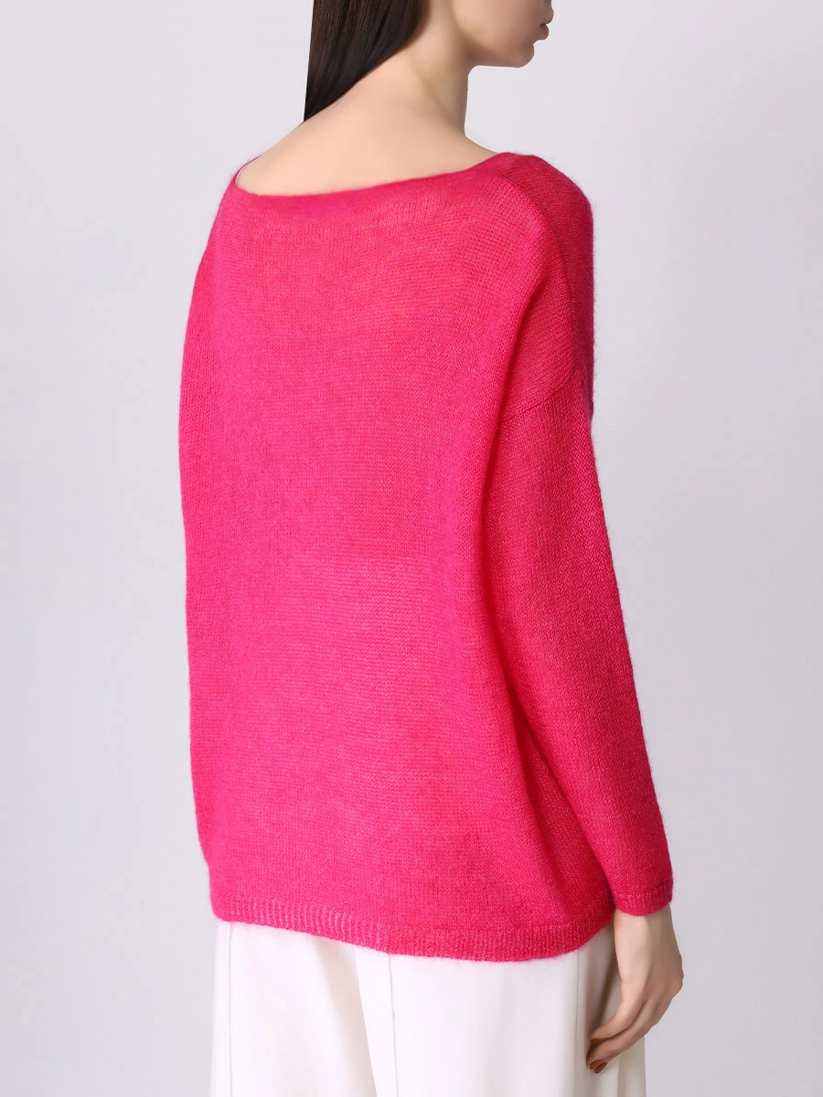 Пуловер из мохера FREE AGE W24.JM088.5070.604, размер 42, цвет розовый - фото 3