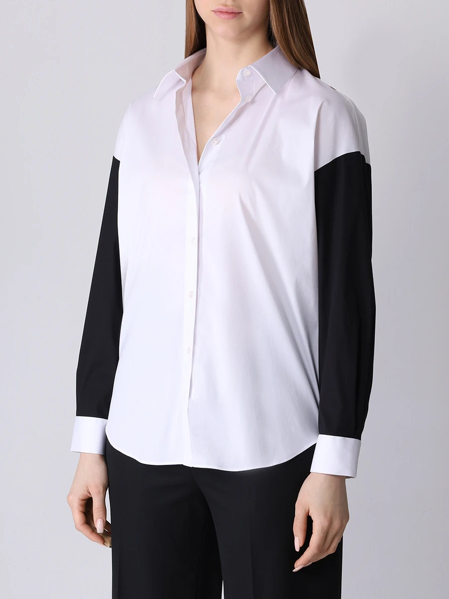 Рубашка хлопковая VASSA&CO V246596-1812 C99 (170), размер 46, цвет черный V246596-1812 C99 (170) - фото 4