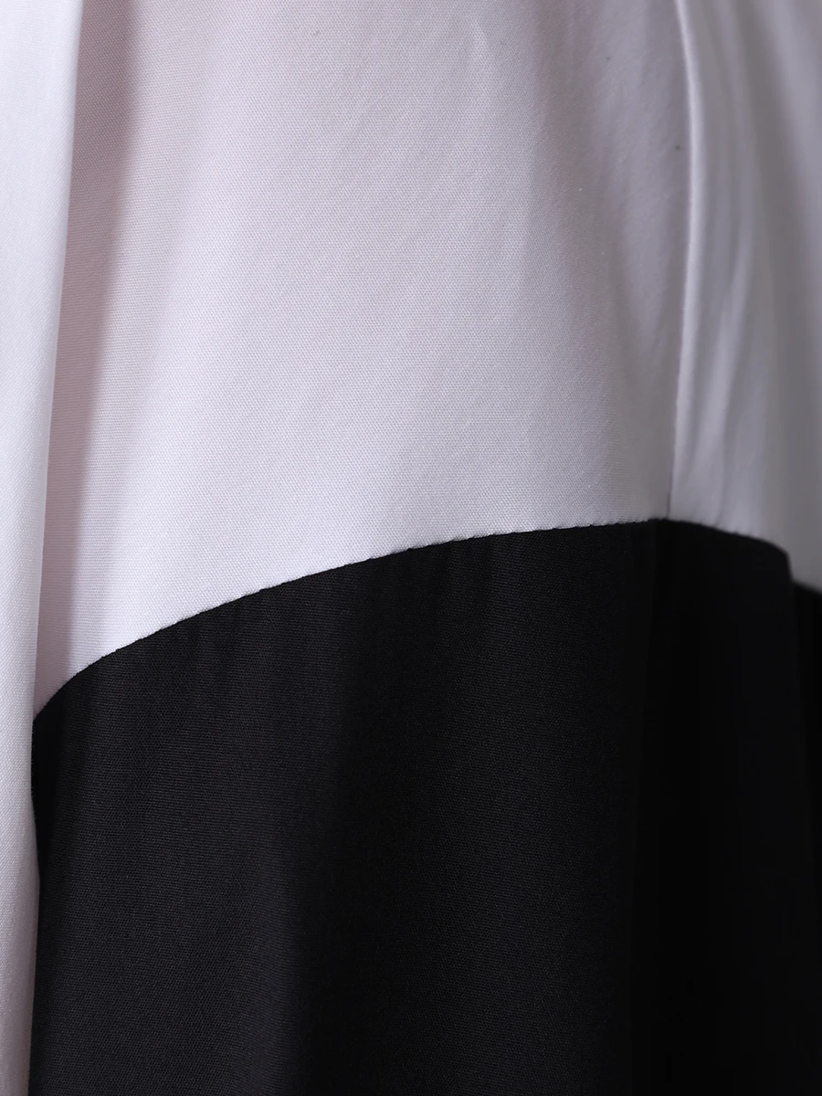 Рубашка хлопковая VASSA&CO V246596-1812 C99 (170), размер 46, цвет черный V246596-1812 C99 (170) - фото 6