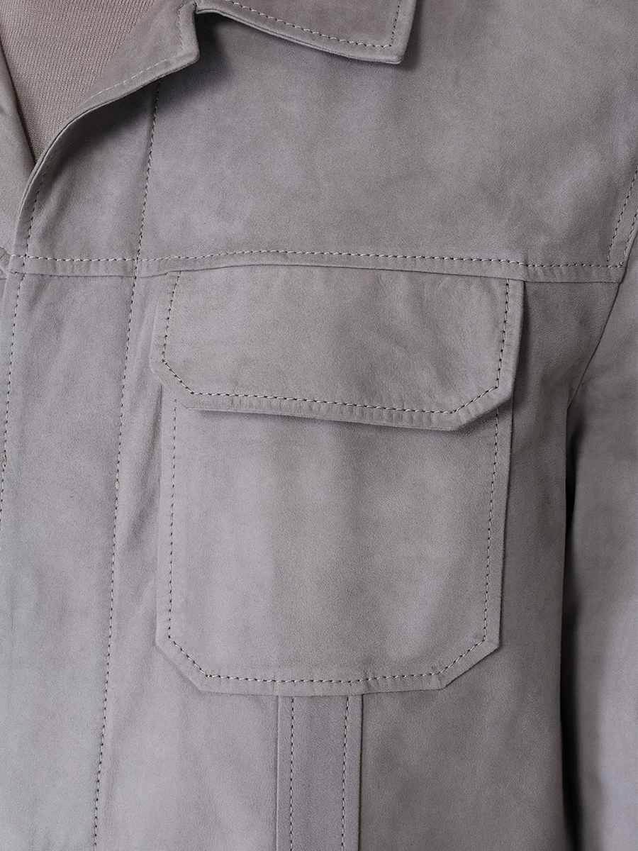 Куртка замшевая DESA K14156/HORIZON Серый  Фото 5