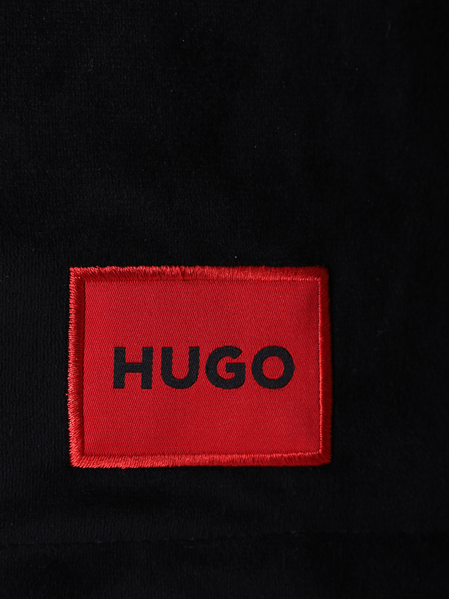 Рубашка из экозамши HUGO 50508657/001, размер 50, цвет черный 50508657/001 - фото 5