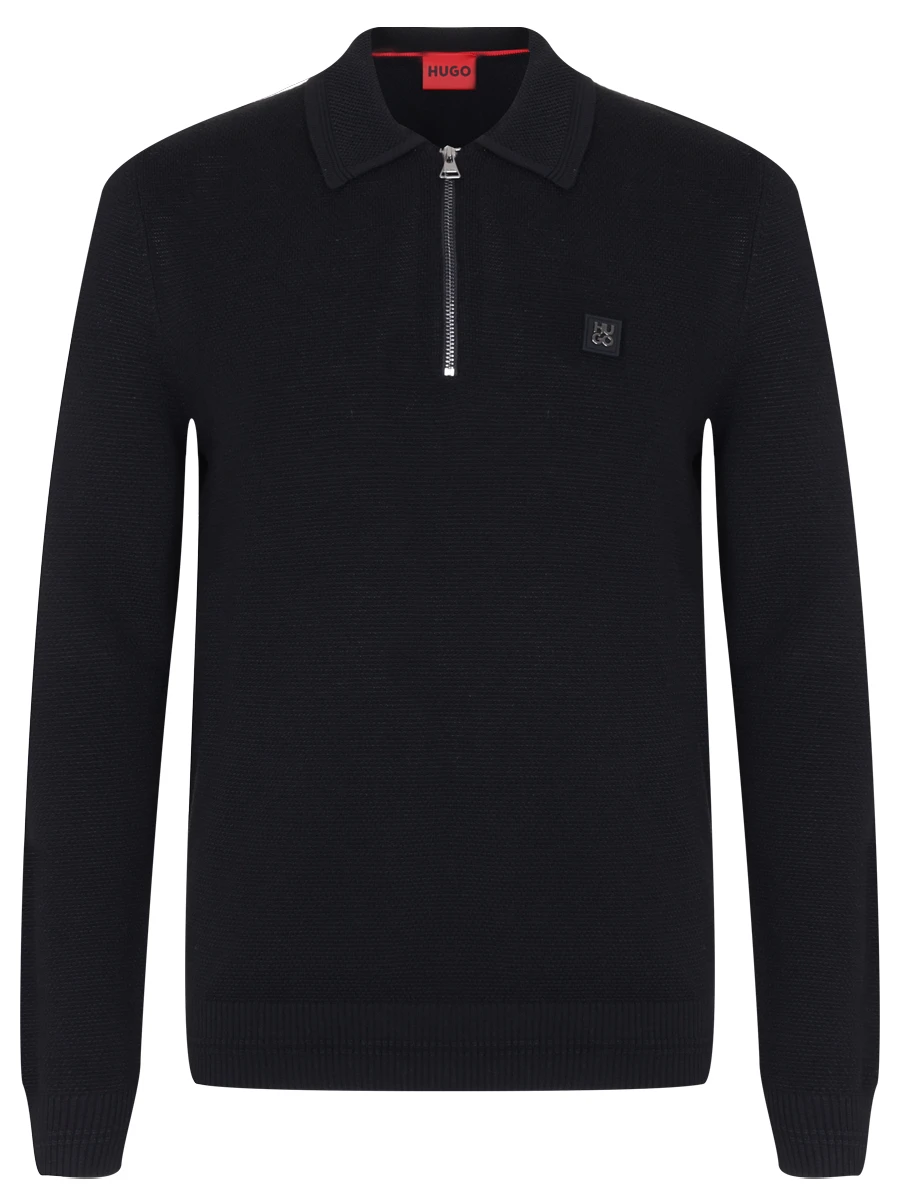 

Поло однотонное, Черный, 50504386/001