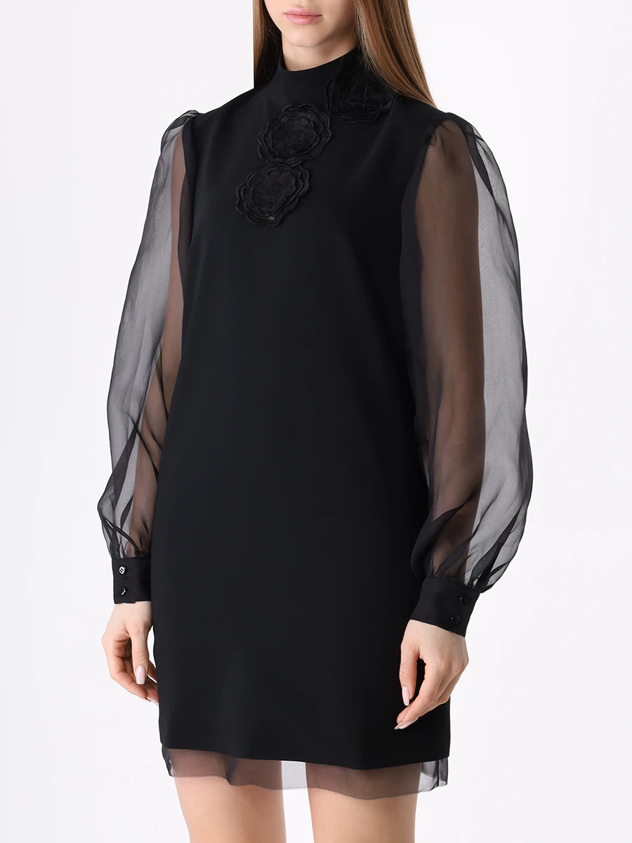 Платье из вискозы JM STUDIO JMN2318, размер 42, цвет черный - фото 4
