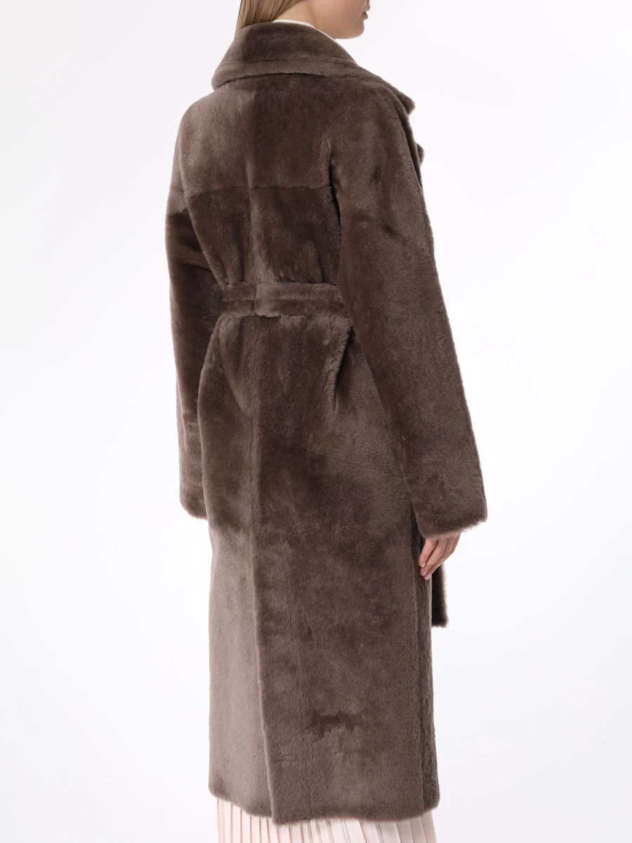 Дубленка из овчины ADRIANO BARONI AB286 Коричневый  Фото 3