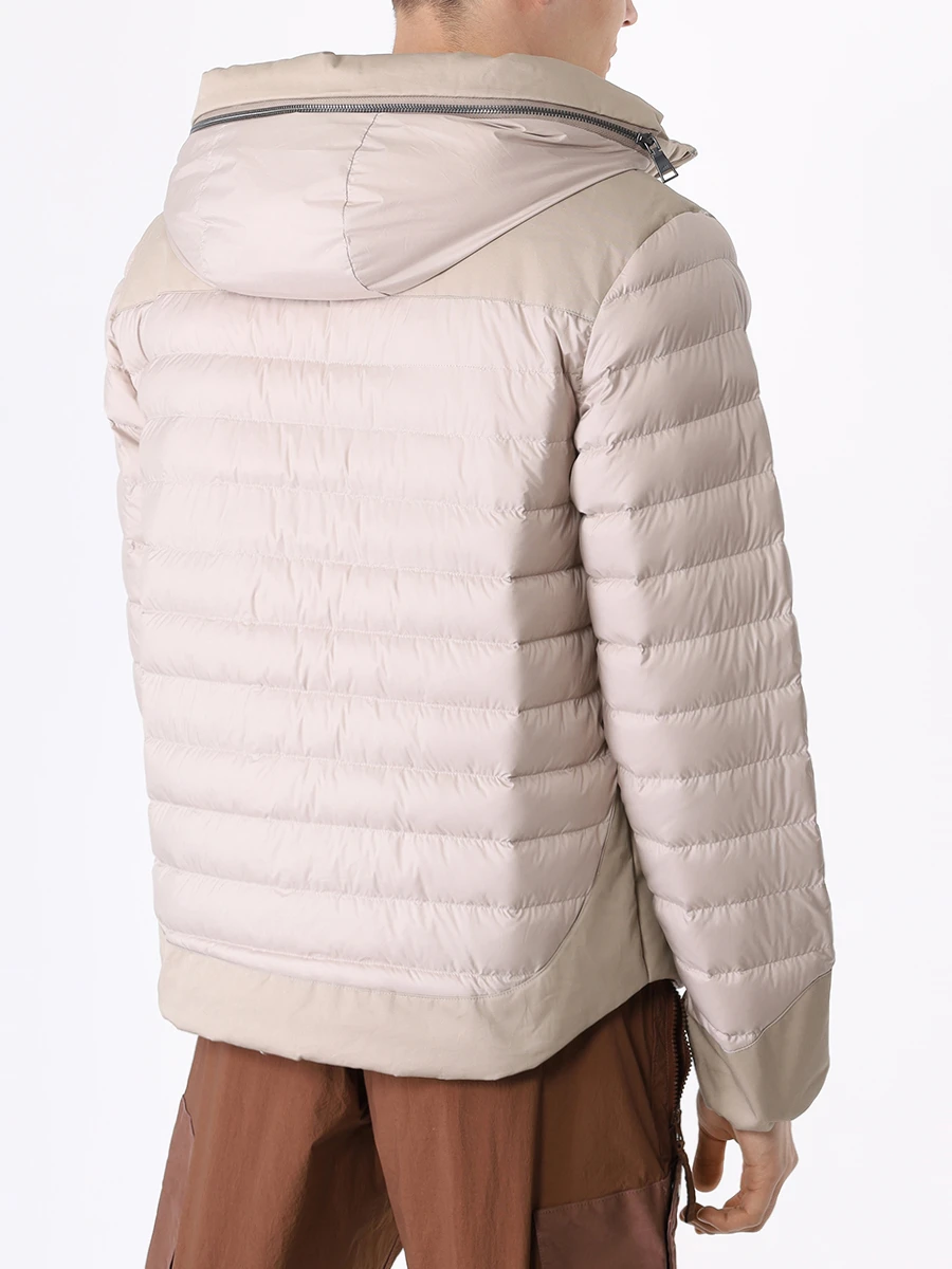 Пуховик стеганый ADD 9AM411 7011 Бежевый  Фото 3