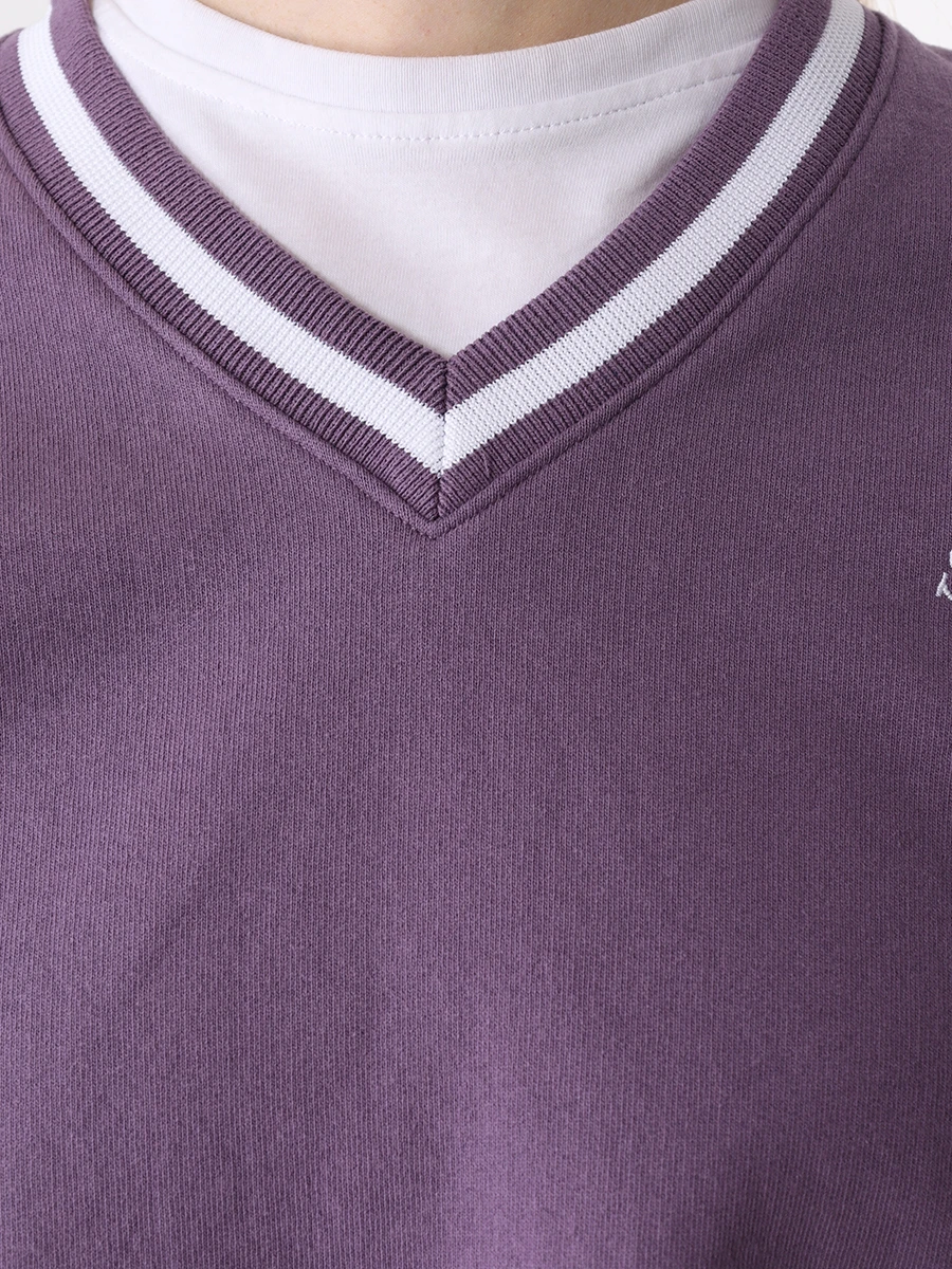 Толстовка хлопковая SPORTY & RICH VNAW231EP, размер 40, цвет фиолетовый - фото 5