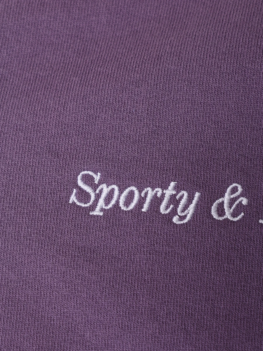 Толстовка хлопковая SPORTY & RICH VNAW231EP, размер 40, цвет фиолетовый - фото 6