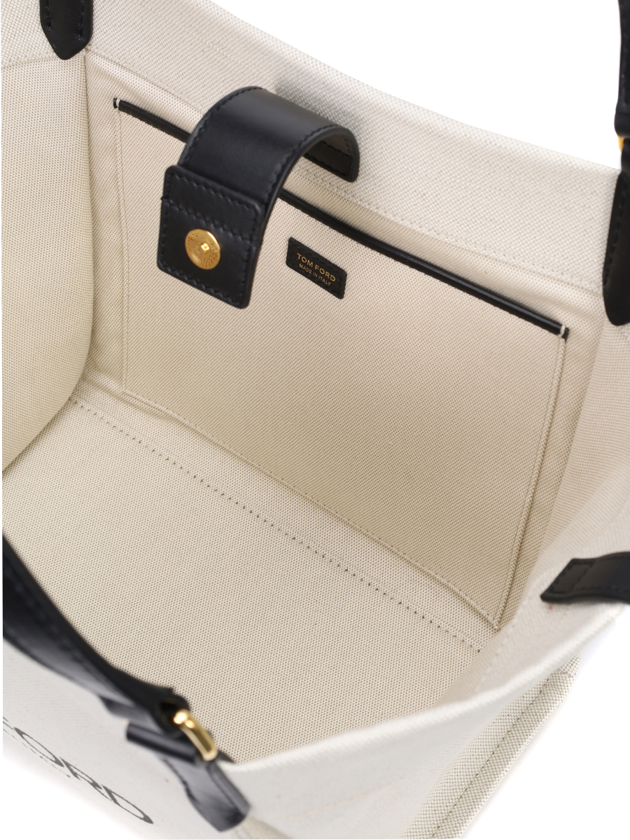 Сумка текстильная TOM FORD L1774-ICN006G 3JN05 Белый  Фото 4