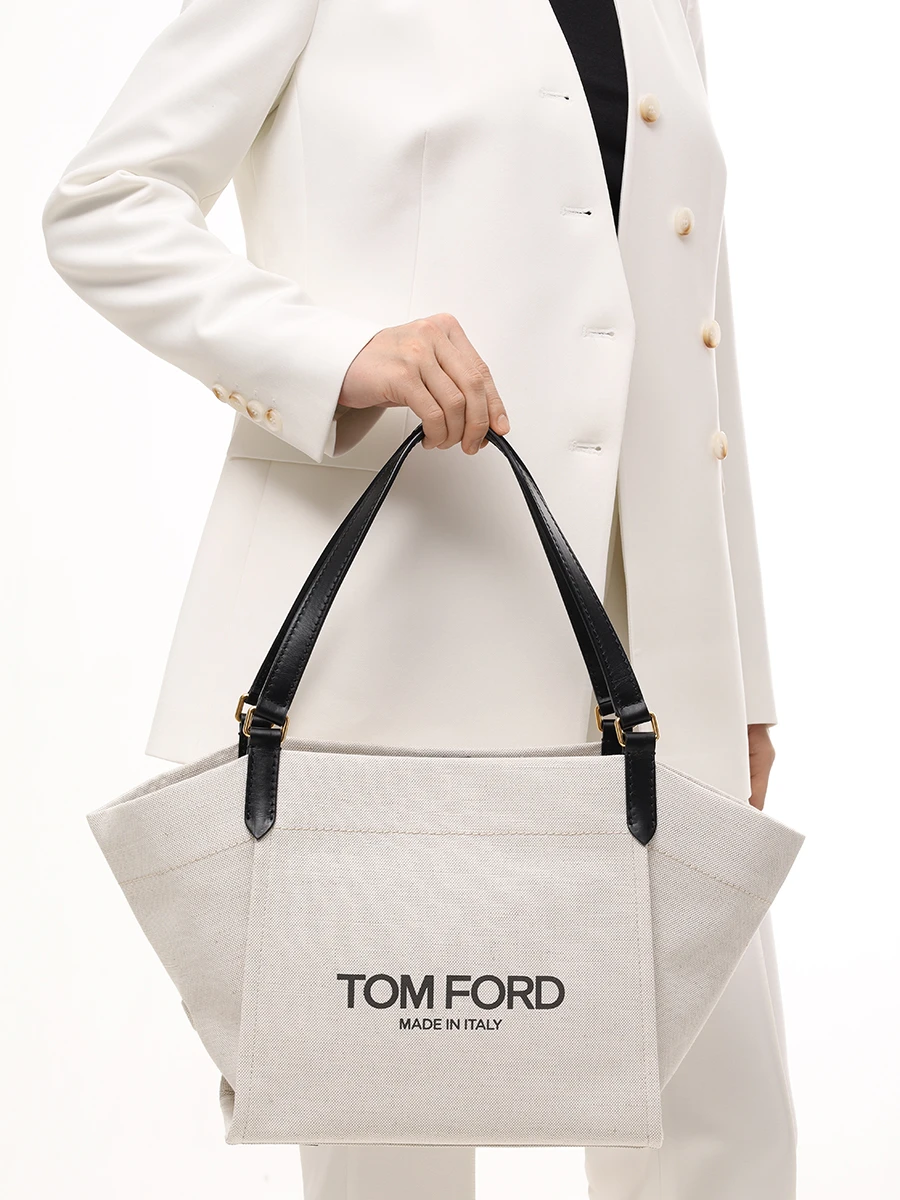 Сумка текстильная TOM FORD L1774-ICN006G 3JN05 Белый  Фото 2