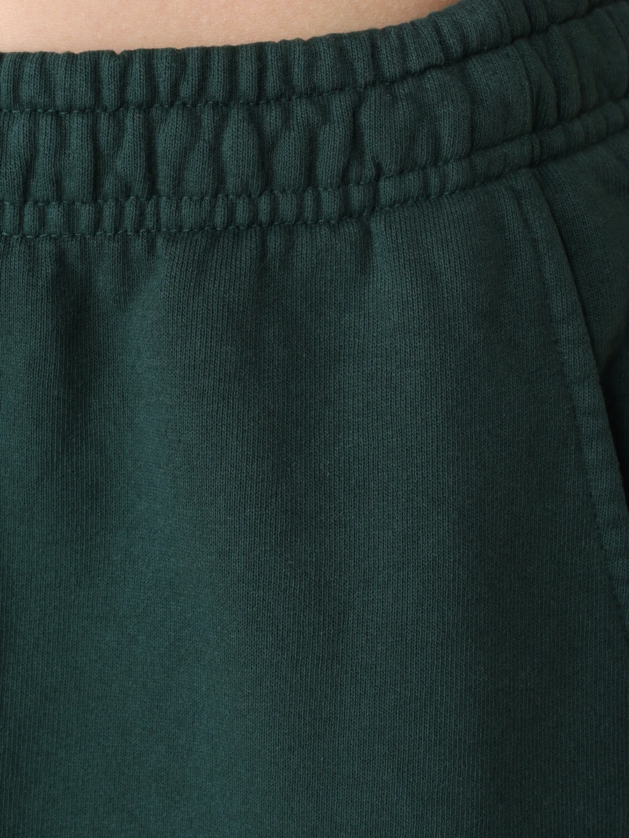 Брюки хлопковые SPORTY & RICH SWAW2328FO, размер 38, цвет зеленый - фото 5