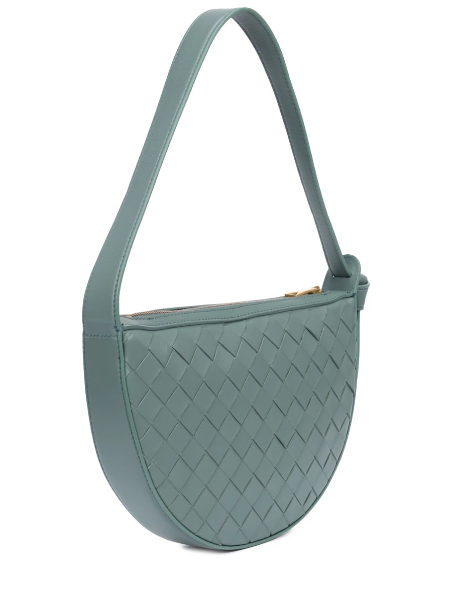 Сумка кожаная Sunrise BOTTEGA VENETA 763747 VCPP3 3198 Зеленый  Фото 3