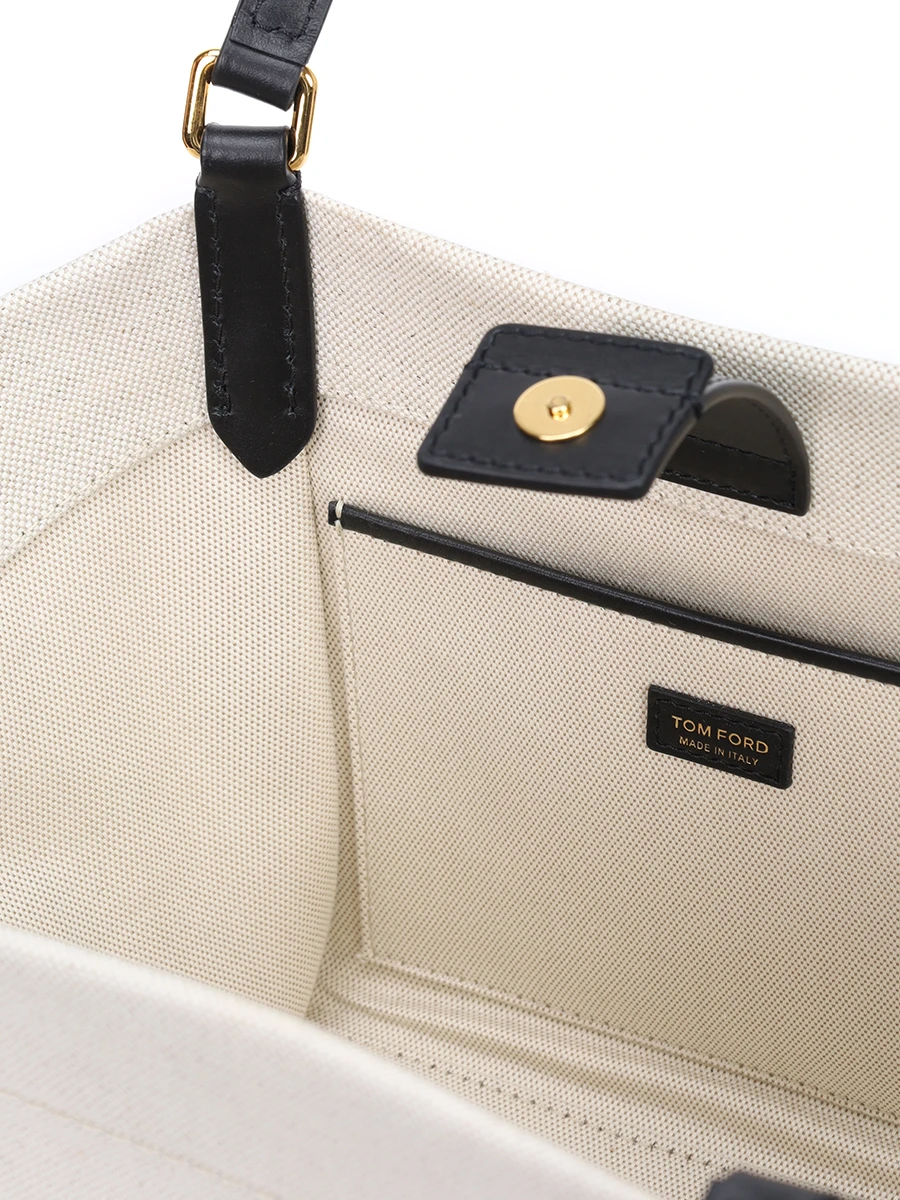 Сумка текстильная TOM FORD L1775-ICN006G 3JN05 Белый  Фото 4