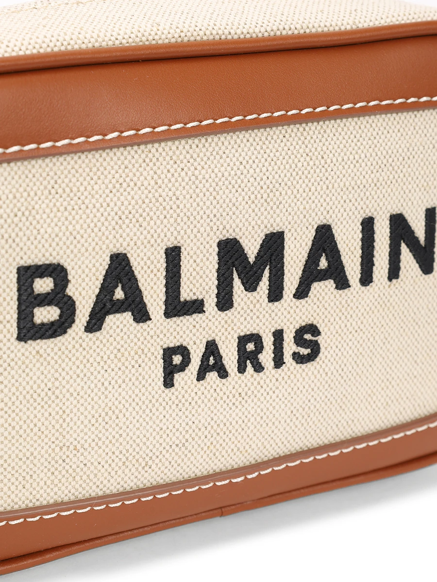 Сумка B-Army текстильная BALMAIN CN1BB720TCFE/GEM Коричневый  Фото 5
