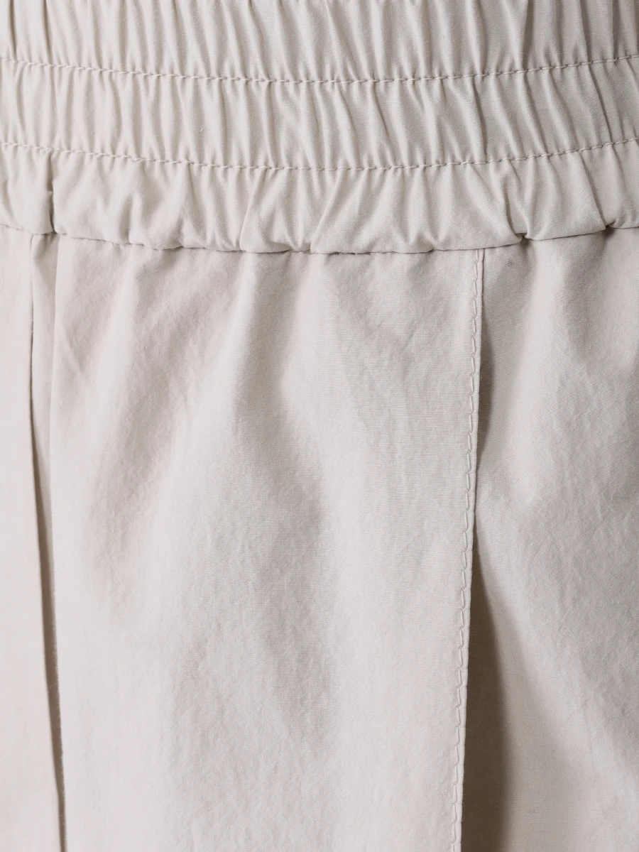 Брюки хлопковые BRUNELLO CUCINELLI ML949P8531 C700 Светло Серый  Фото 5