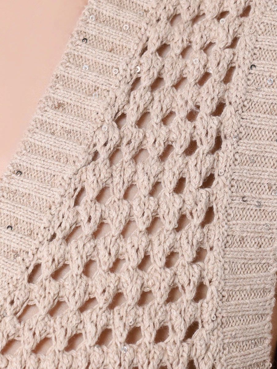 Топ хлопковый BRUNELLO CUCINELLI MDV796800 С059 Бежевый  Фото 5