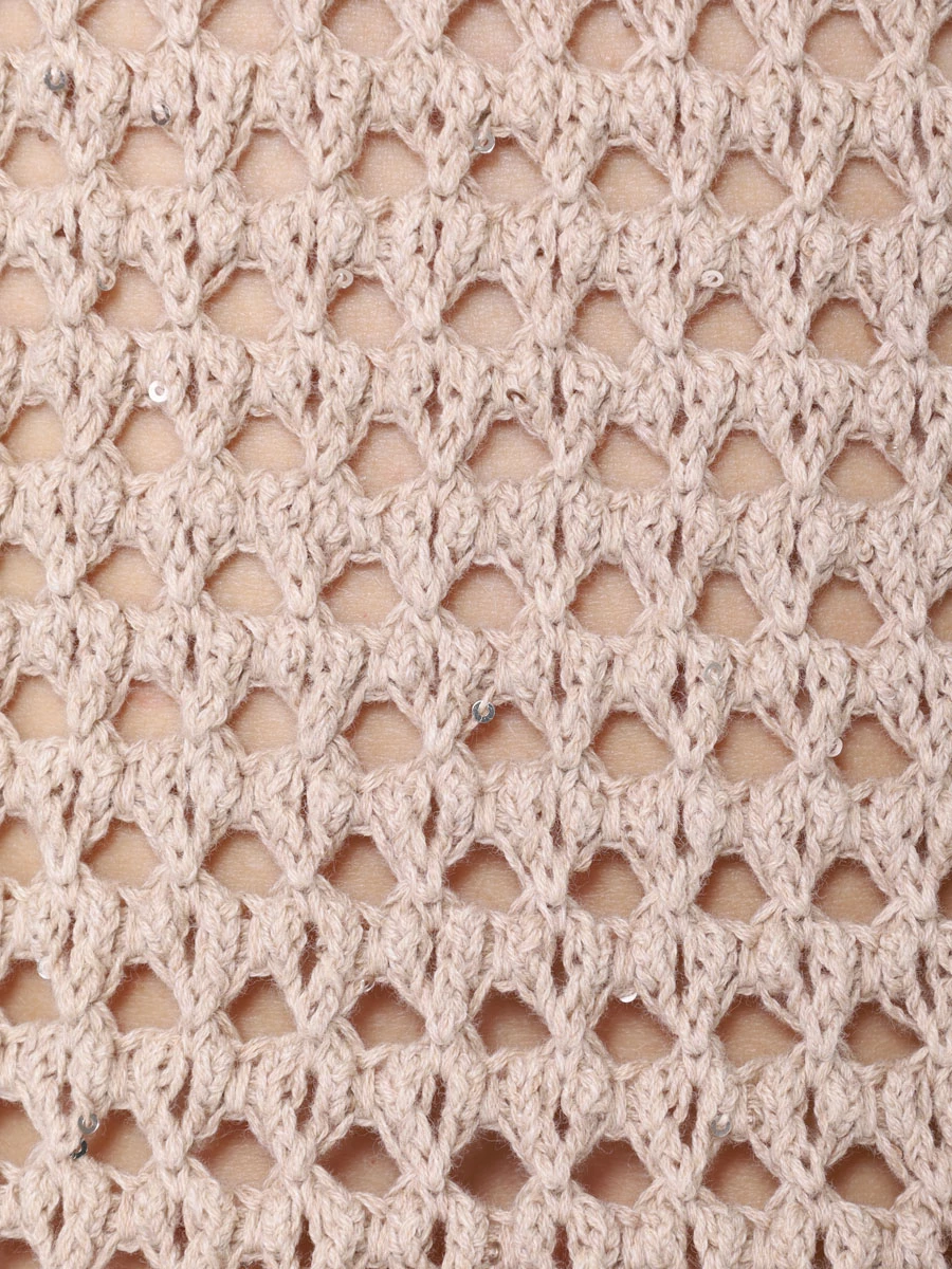 Топ хлопковый BRUNELLO CUCINELLI MDV796800 С059 Бежевый  Фото 6