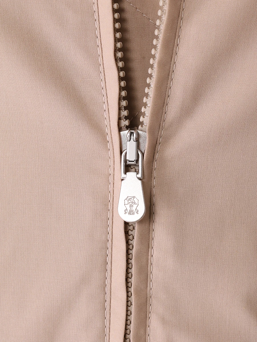 Бомбер однотонный BRUNELLO CUCINELLI MB4036204 C403 Бежевый  Фото 6