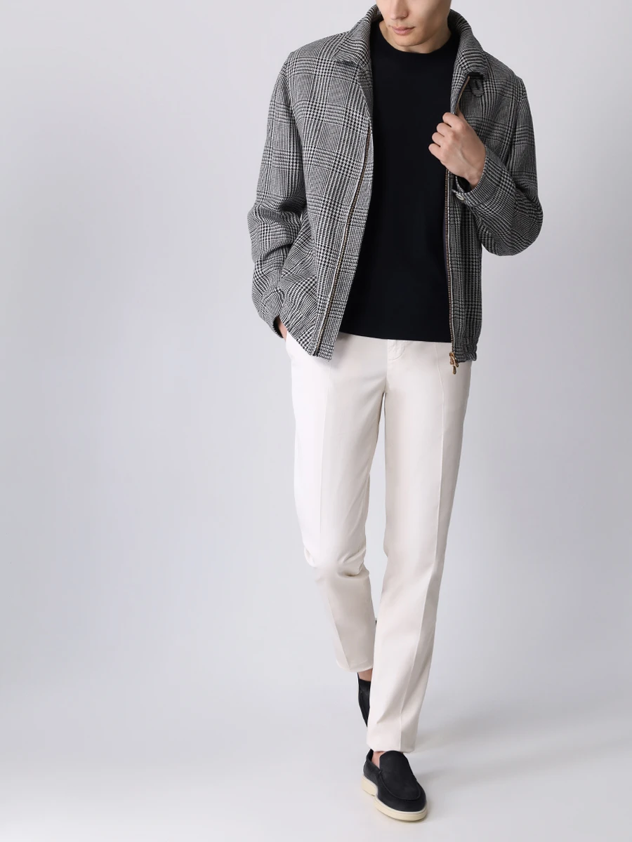 Куртка с узором BRUNELLO CUCINELLI MG4976205 C020 Серый  Фото 2