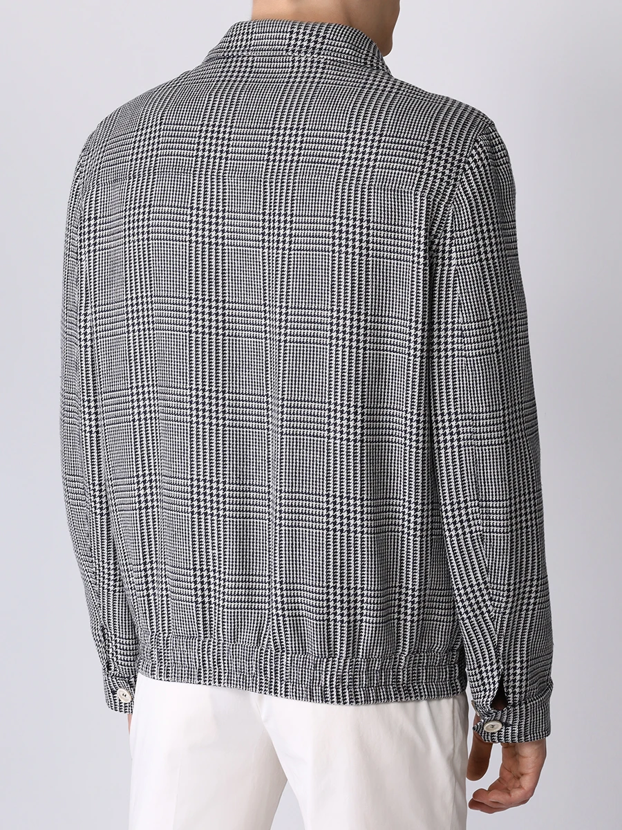 Куртка с узором BRUNELLO CUCINELLI MG4976205 C020 Серый  Фото 3