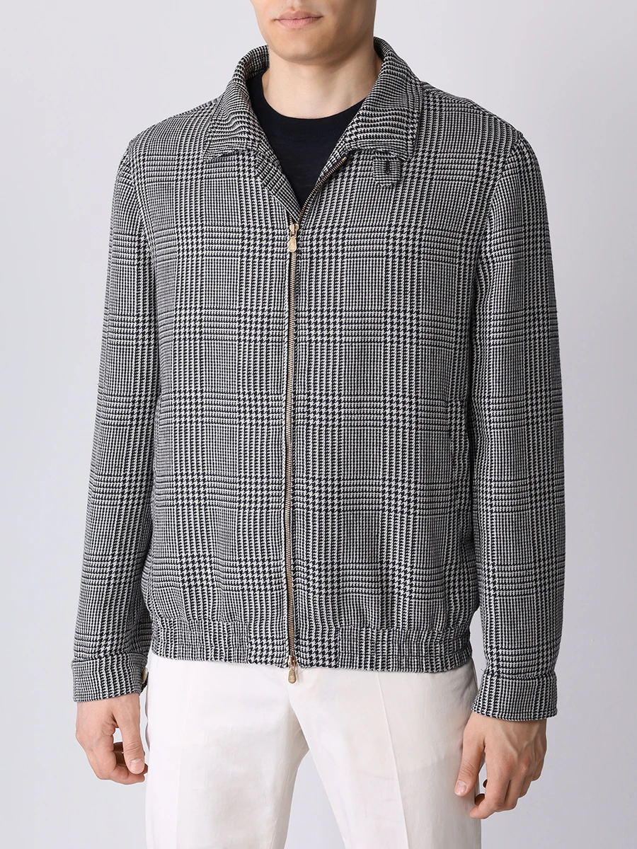 Куртка с узором BRUNELLO CUCINELLI MG4976205 C020 Серый  Фото 4