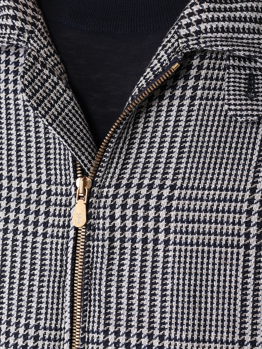 Куртка с узором BRUNELLO CUCINELLI MG4976205 C020 Серый  Фото 5